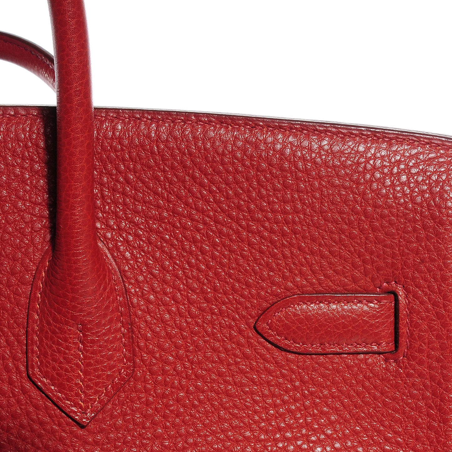 Togo Birkin 35 Rouge H and Ebene