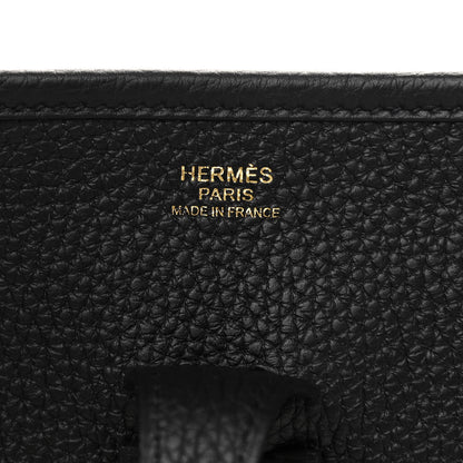 Hermes Taurillon Clemence Evelyne III PM Black 6 of 11