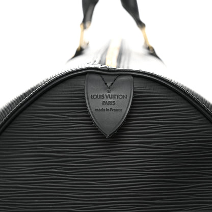 Louis Vuitton Epi Keepall 55 Black 6 of 12