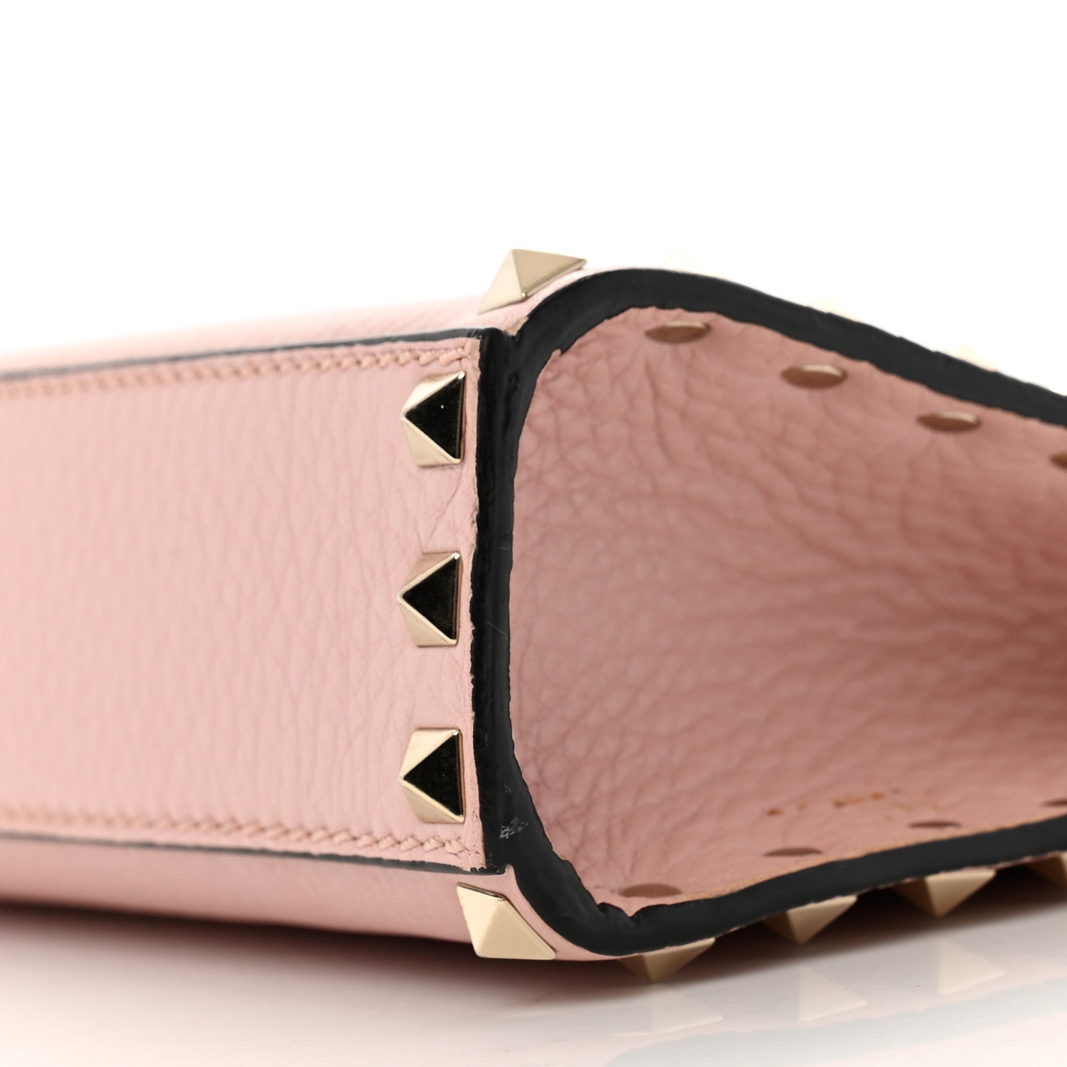 Valentino Garavani Pebbled Calfskin Medium Rockstud Flip Lock Crossbody Bag Loto 9 of 11