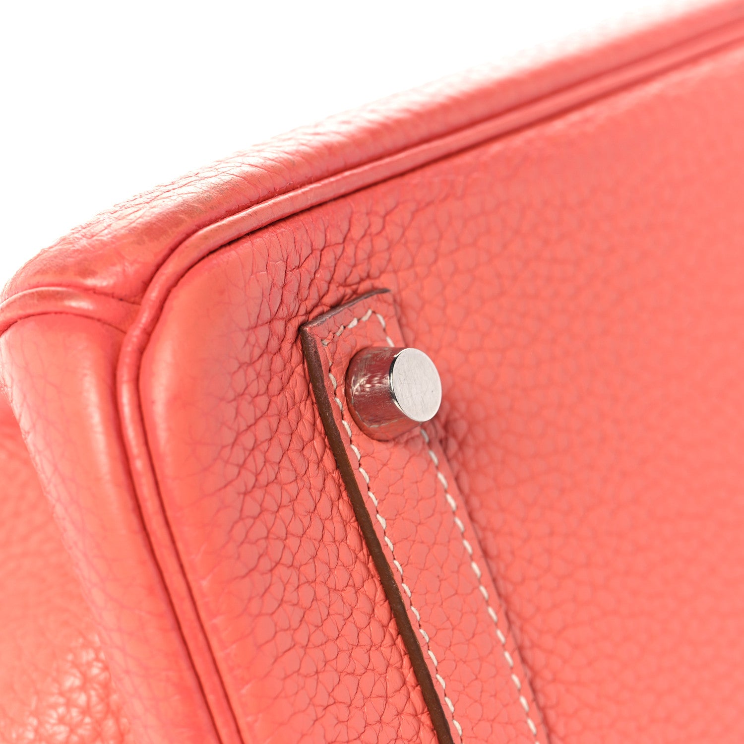 Hermes Taurillon Clemence Birkin 30 Crevette 6 of 39