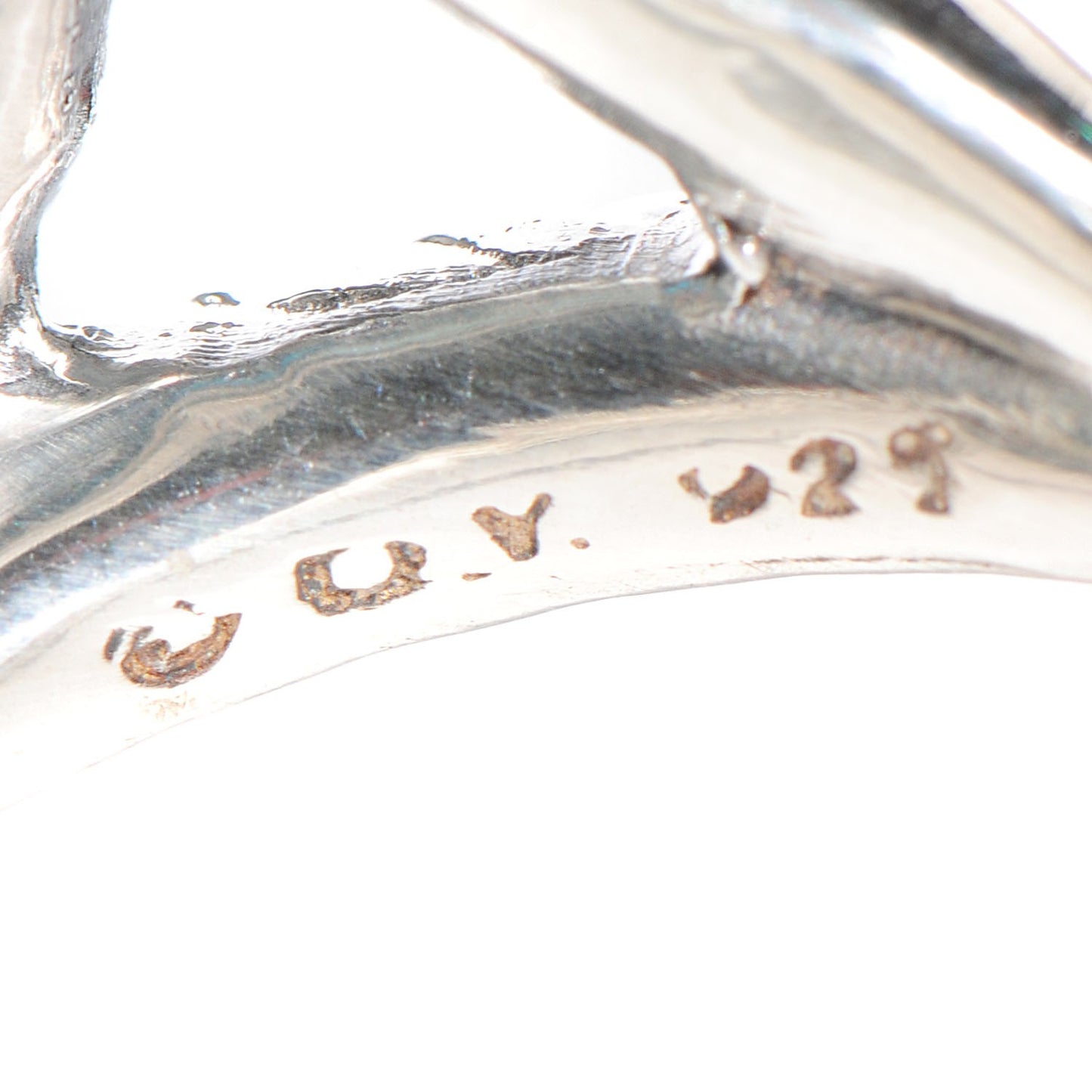 Sterling Silver Blue Topaz 11mm Infinity Ring 54 7