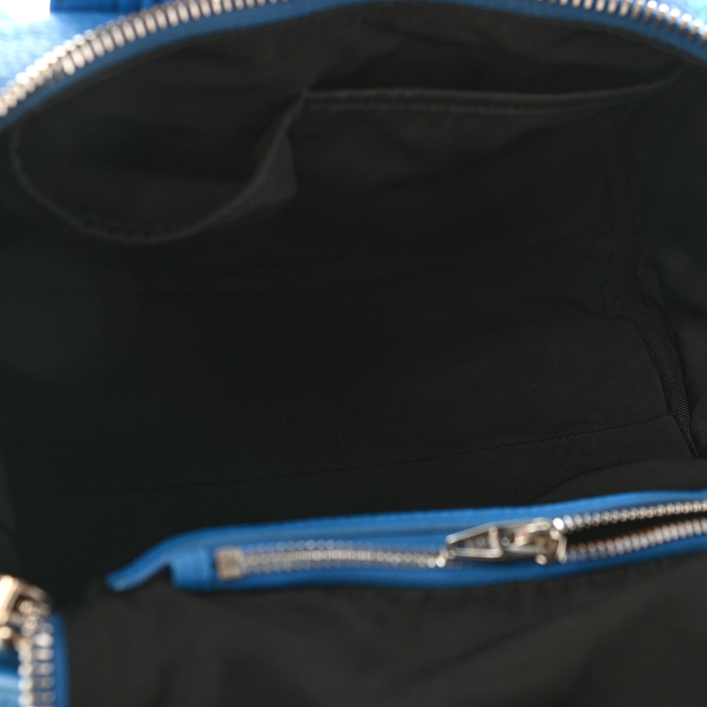 Pebbled Lambskin Rockie Royal Blue with Rhodium Hardware
