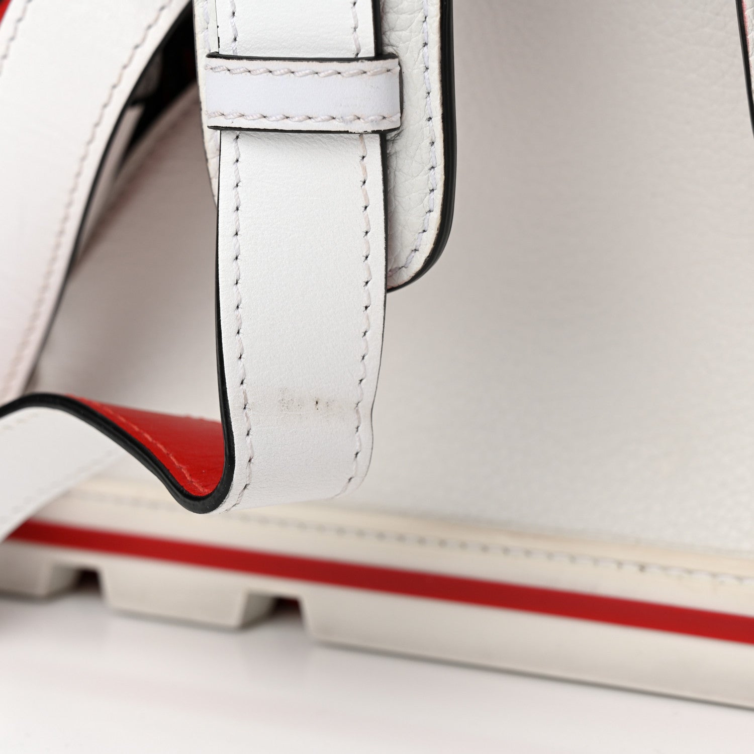 Christian Louboutin Calfskin Spiked Explorafunk Backpack White 19 of 21