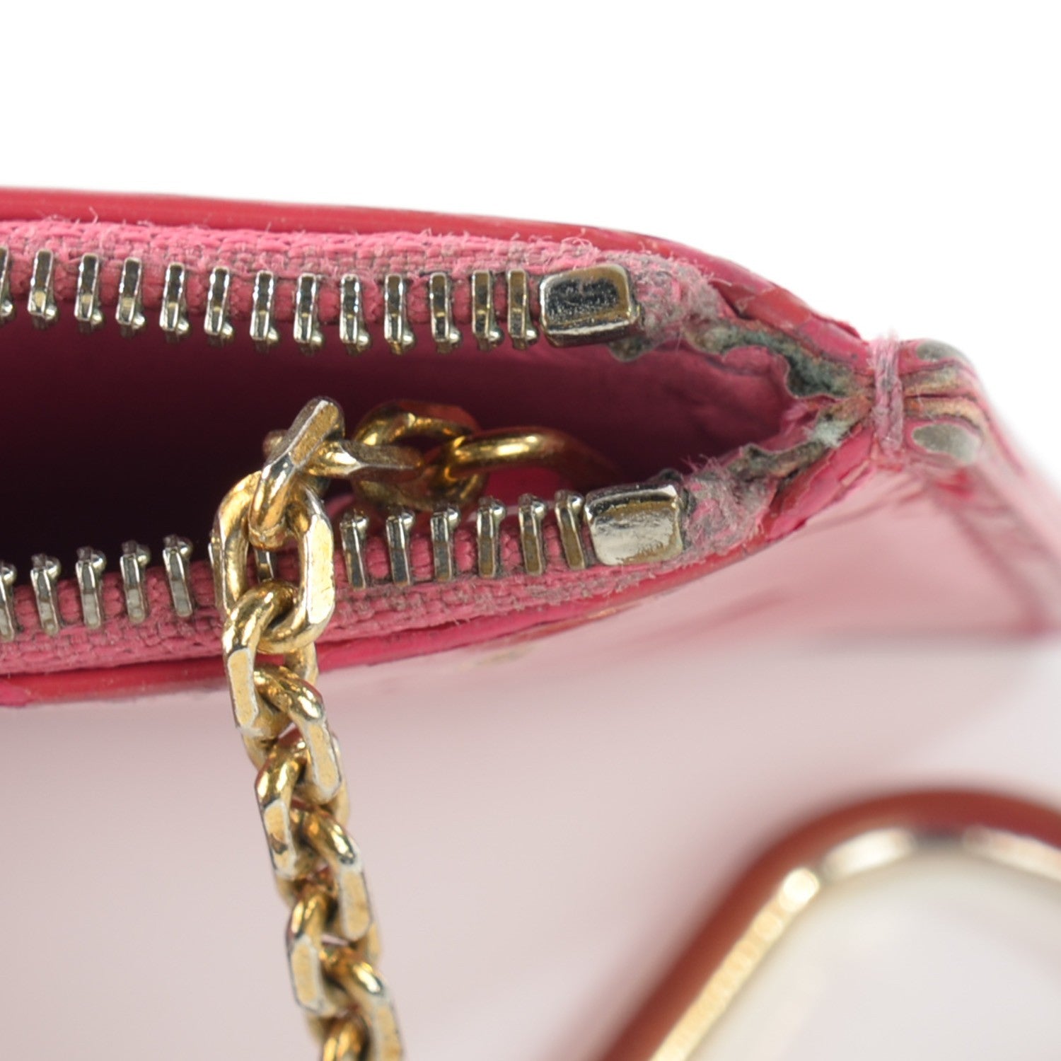 Louis Vuitton Vernis Key Pouch Framboise 10 of 11