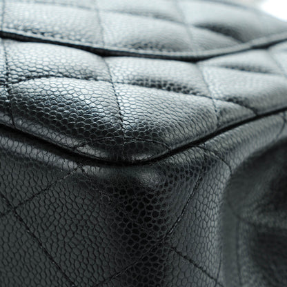 Chanel Caviar Quilted Jumbo Double Flap Black 9 of 9