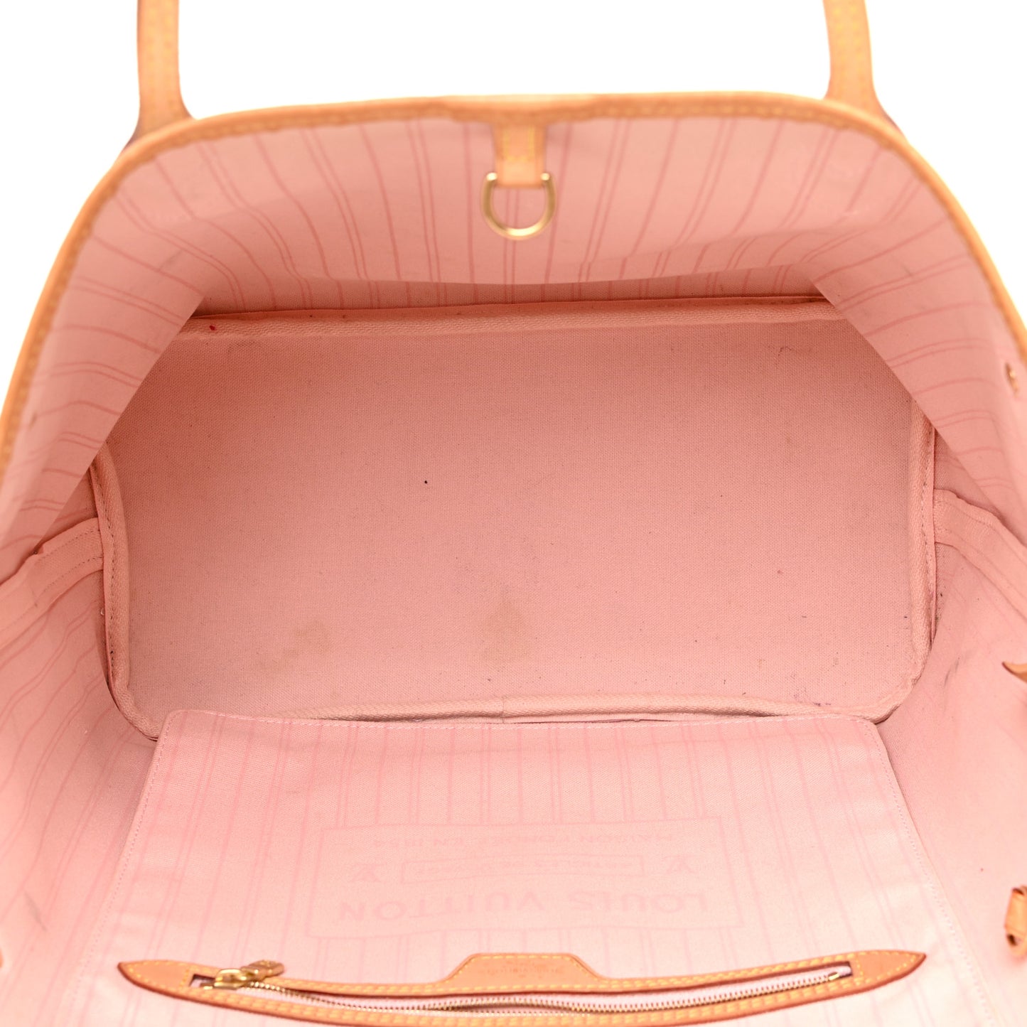 Damier Azur Neo Neverfull MM Rose Ballerine