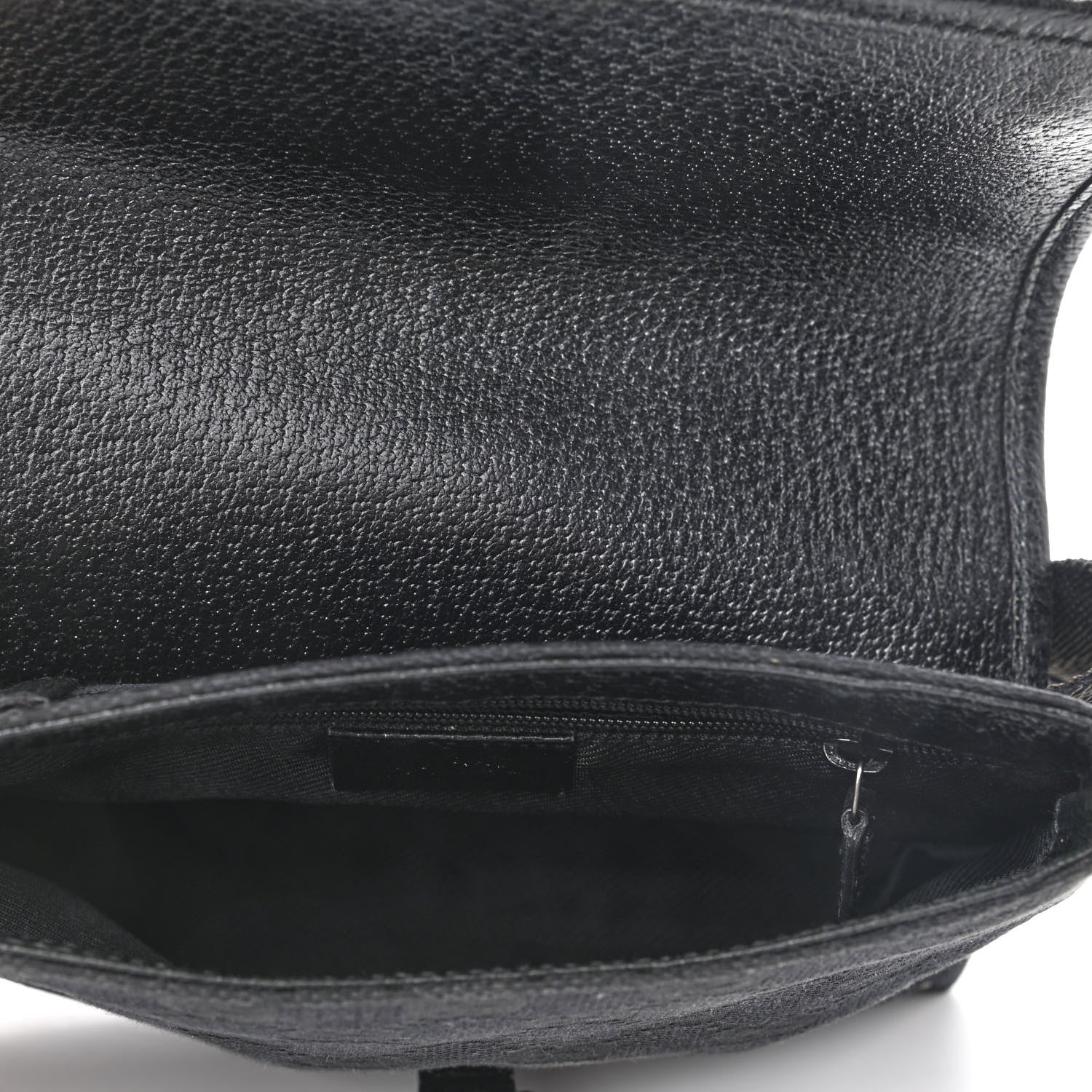 Gucci GG Monogram Web Flight Belt Bag Black 5 of 9