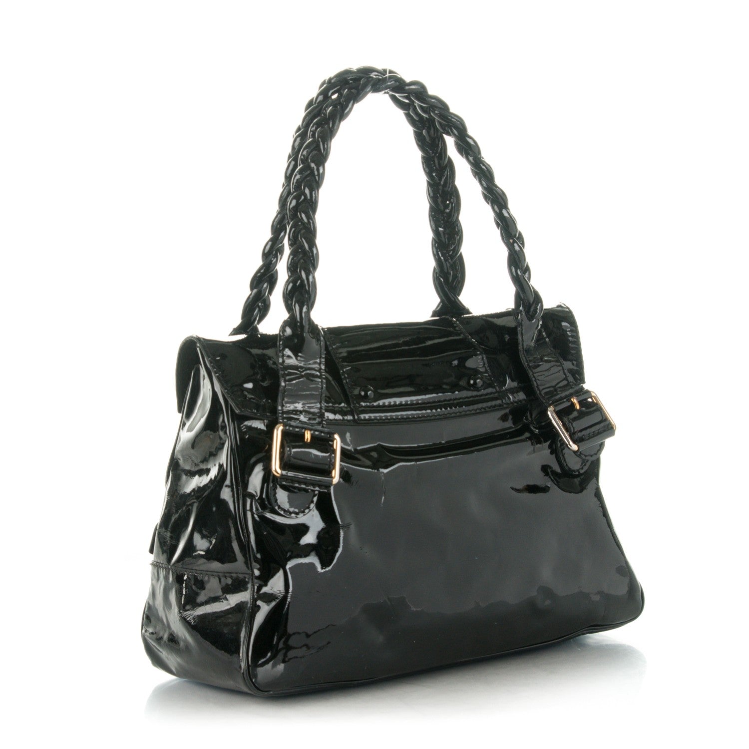 Valentino Garavani Patent Large Histoire Black 3 of 7