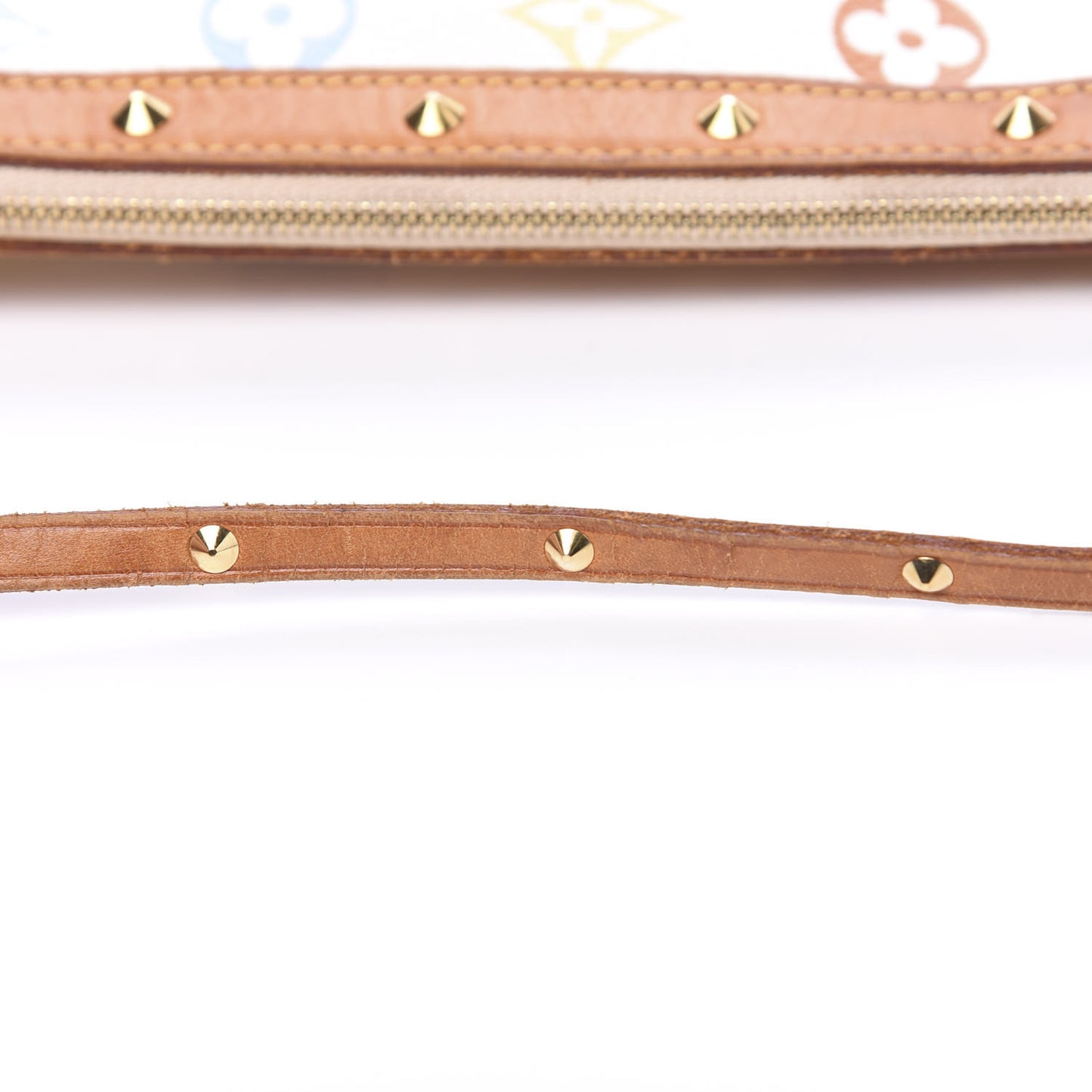 Monogram Multicolor Pochette Accessories White
