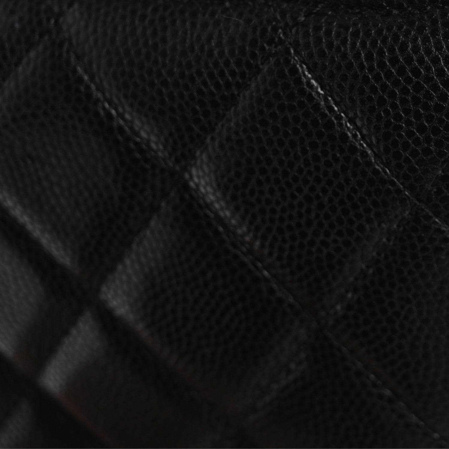 Chanel Iridescent Caviar Quilted Classic Flat Wallet Pouch Black 10 of 12