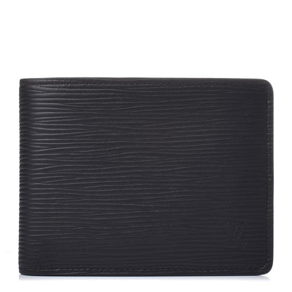 Louis Vuitton Epi Slender Wallet Black 1 of 7