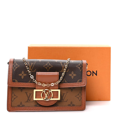 Louis Vuitton Reverse Monogram Dauphine Chain Wallet 10 of 10