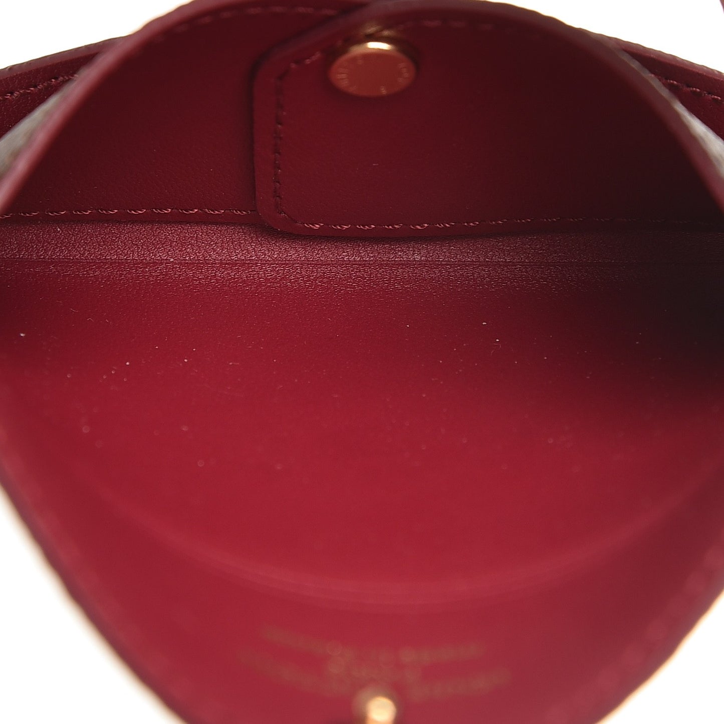 Monogram Small Kirigami Pochette Insert Fuchsia