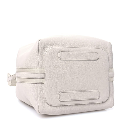 Loro Piana Grained Calfskin Large Bale Bag Stone 5 of 12