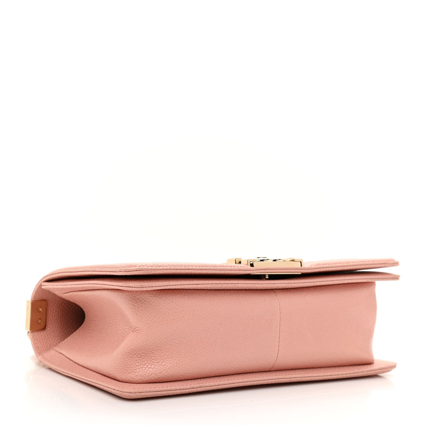 Caviar Quilted Medium Boy Flap Light Pink