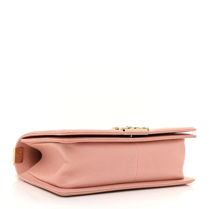 Chanel Caviar Quilted Medium Boy Flap Light Pink 4 of 10
