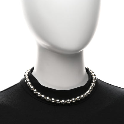 Tiffany Sterling Silver 10mm Hardwear Ball Necklace 2 of 4