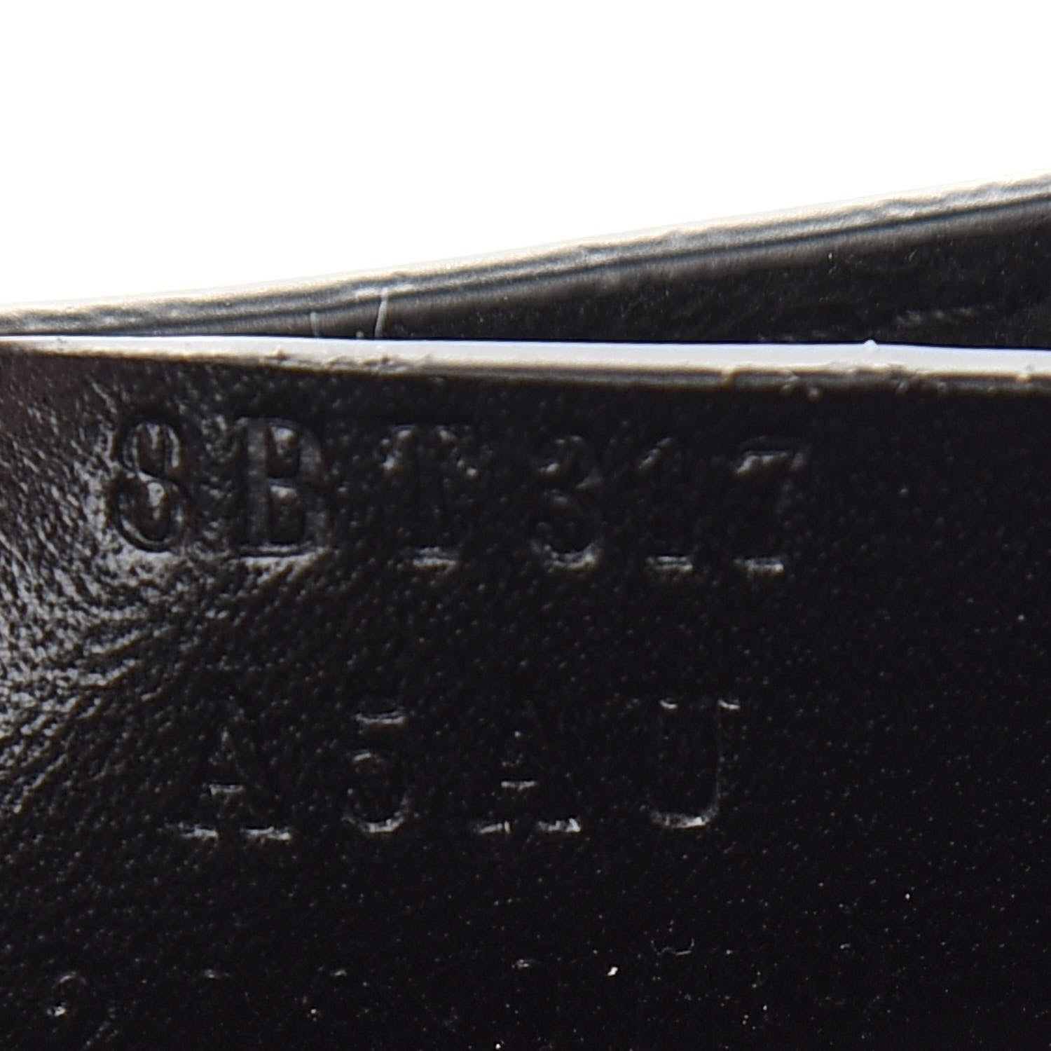 Fendi Vitello Vernice Mou Karligraphy Crossbody Bag Black 7 of 10