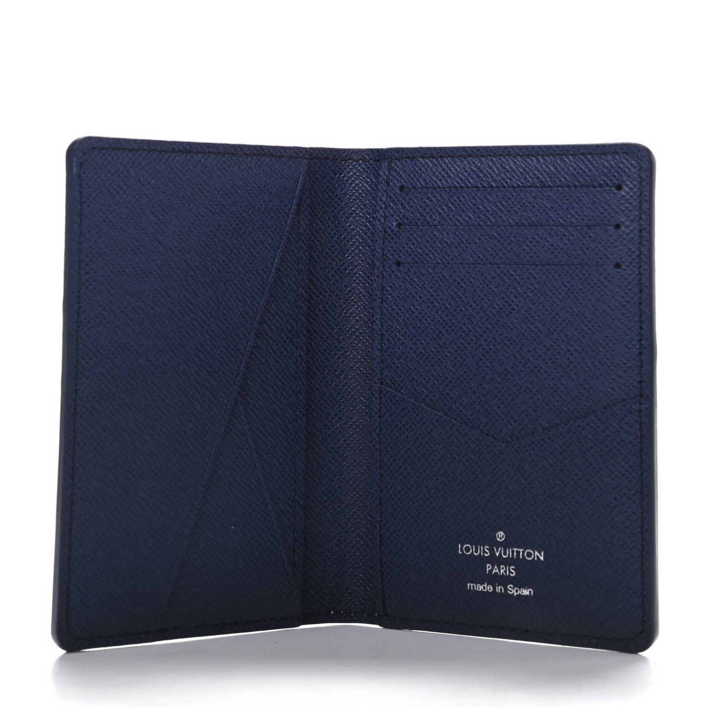 Monogram Watercolor Pocket Organizer Blue