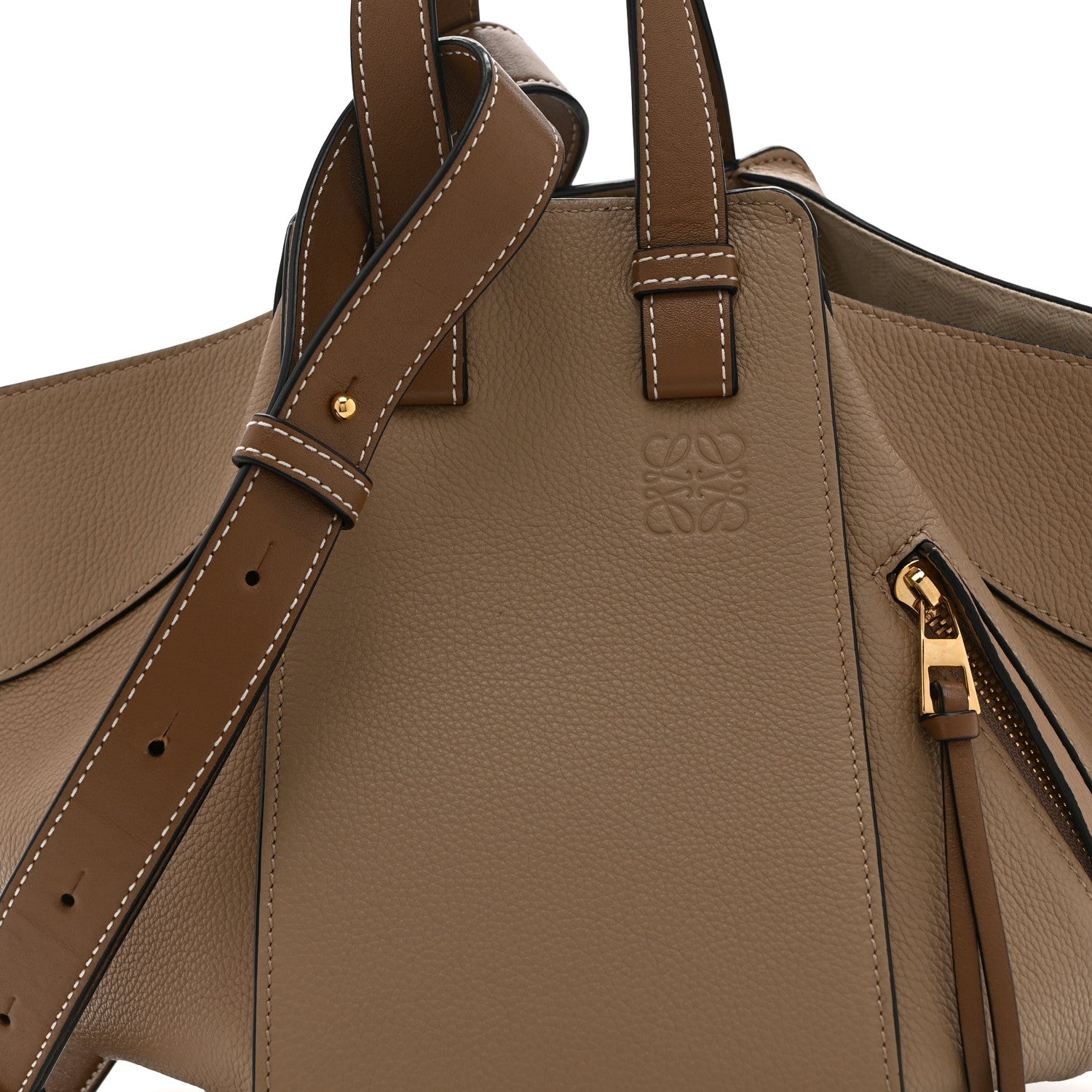 Loewe Calfskin Small Hammock Shoulder Bag Sand Mink 8 of 10