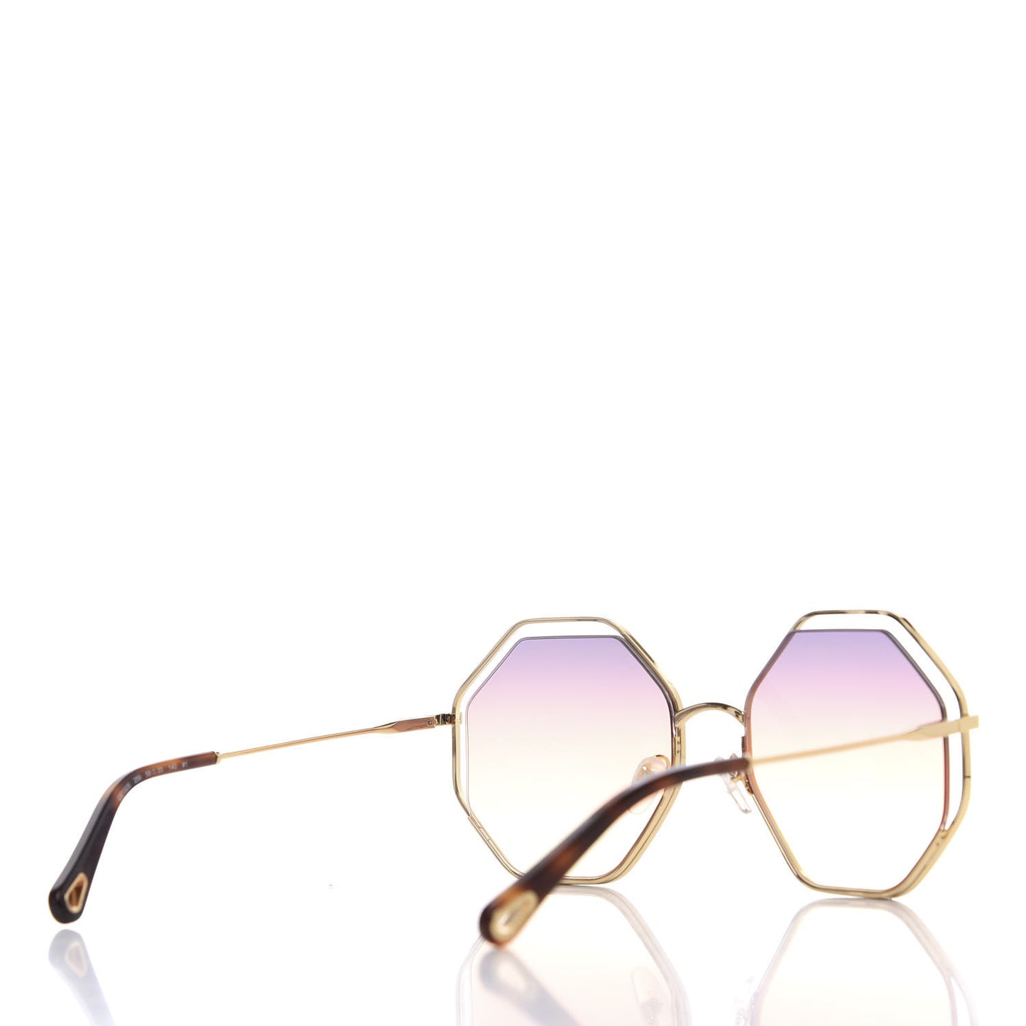 Poppy Geometric Sunglasses CE132S Havana Brown