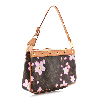 Louis Vuitton Monogram Cherry Blossom Pochette Accessories Brown 3 of 16
