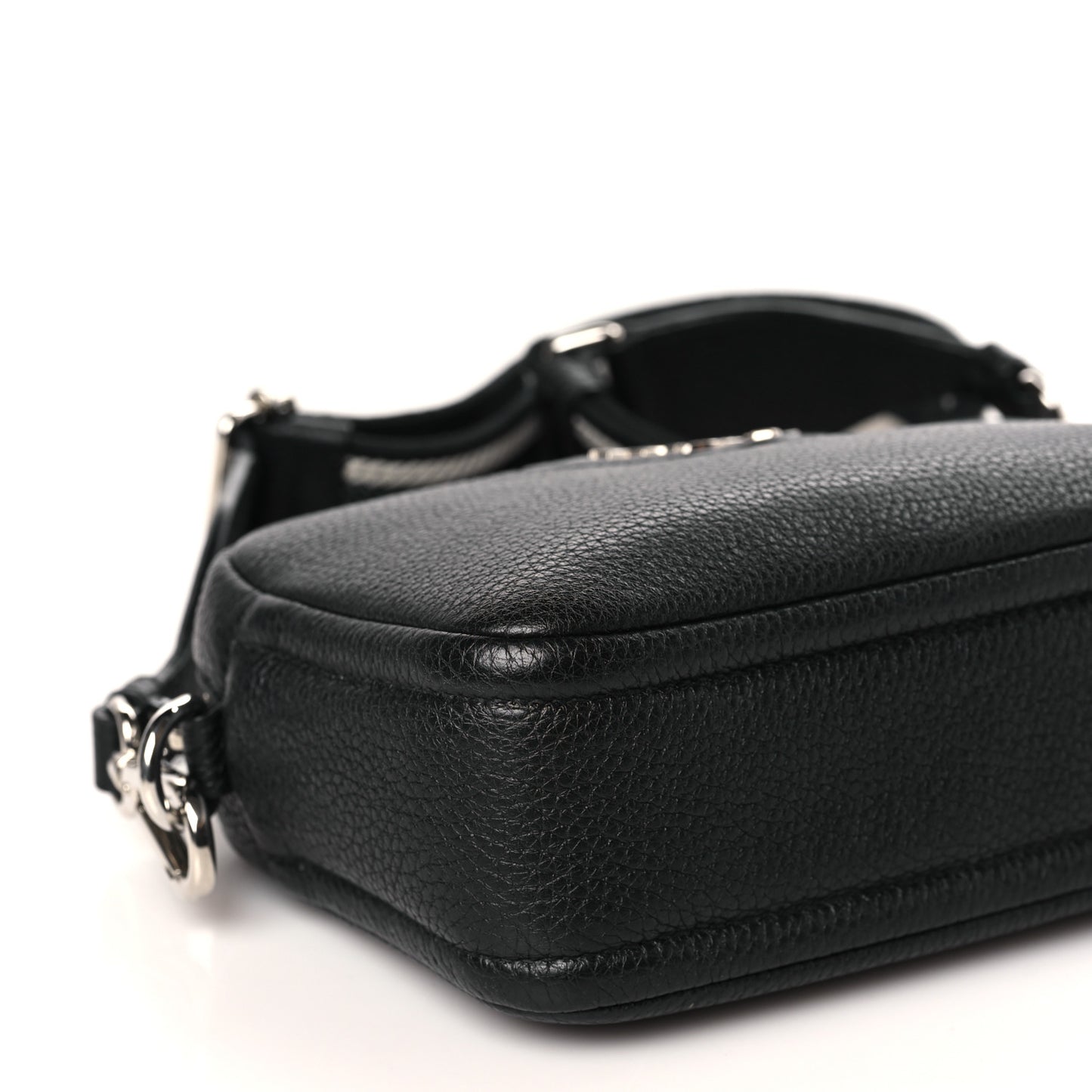 Vitello Daino Soft Camera Crossbody Black
