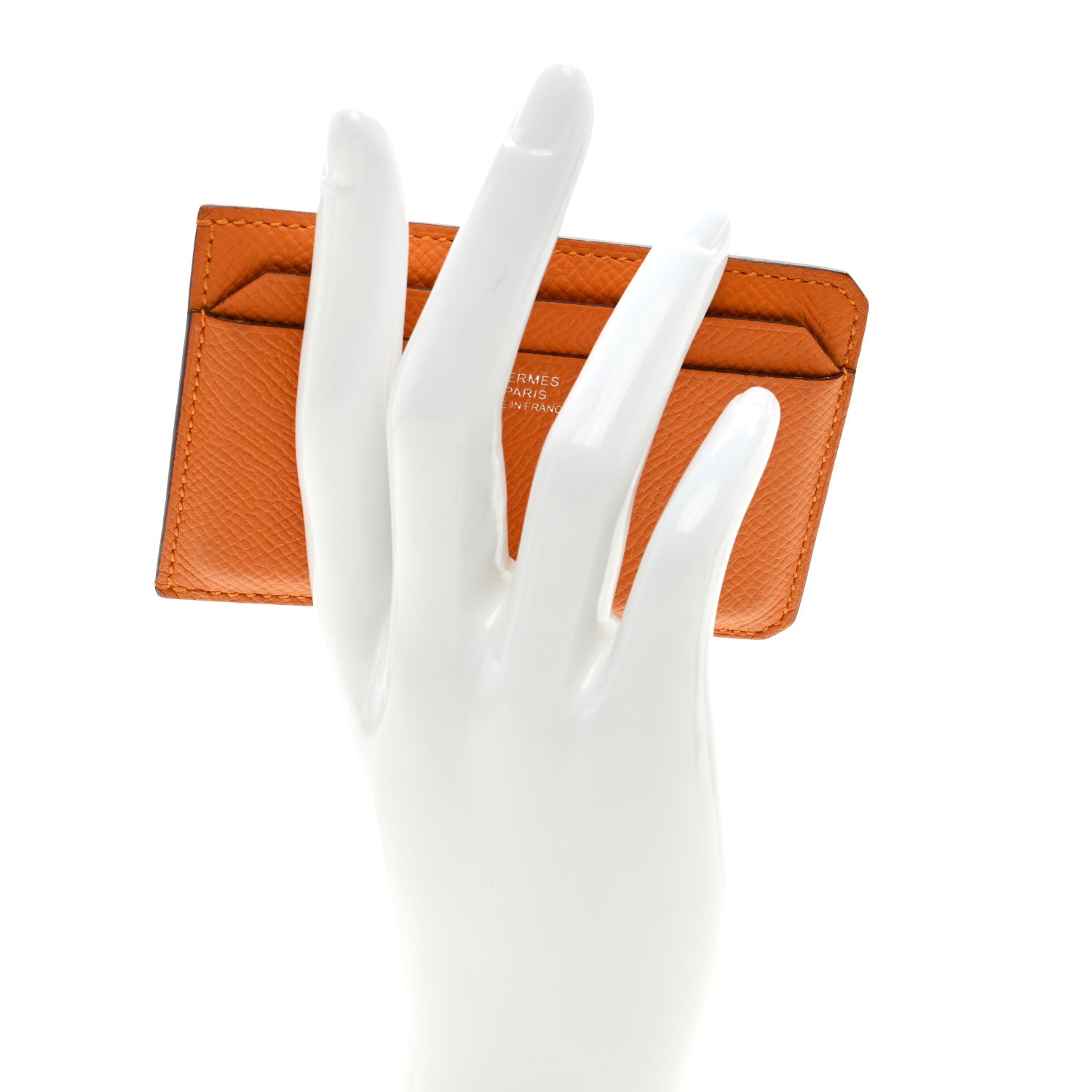 Hermes Epsom City 4CC Card Holder Orange 2 of 6