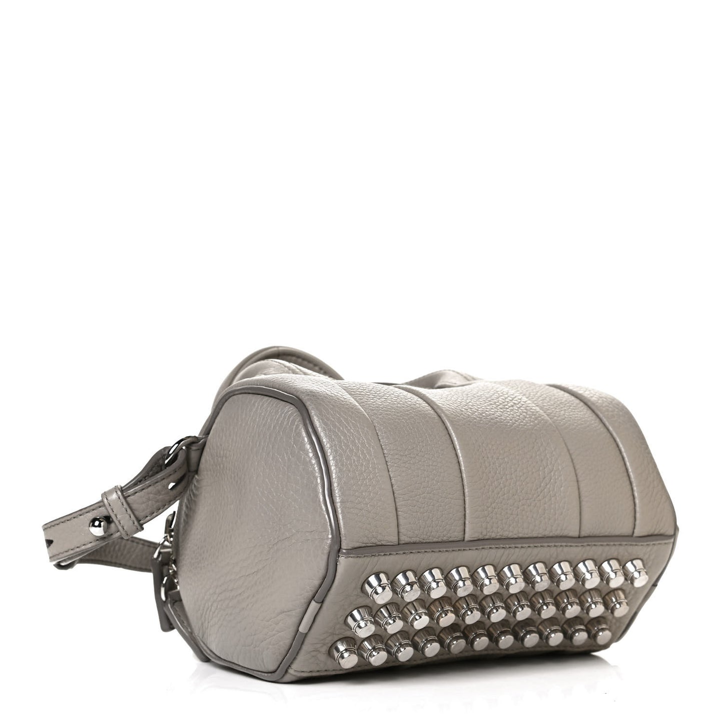 Pebbled Lambskin Mini Rockie Mink Silver Hardware