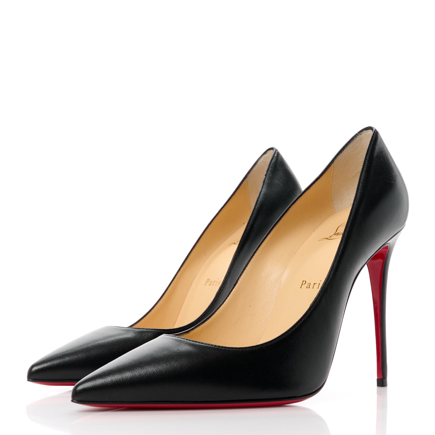 Shiny Nappa Kate 100 Pumps 39 Black