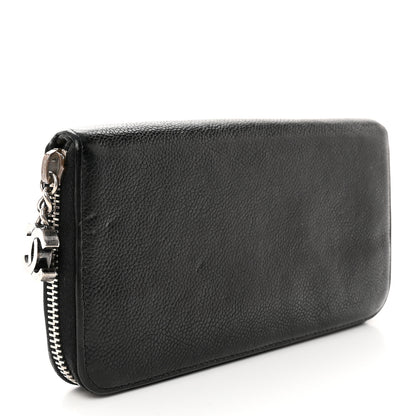 Chanel Caviar Outdoor Ligne Zip Around Wallet Black 3 of 18