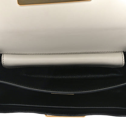 Prada City Calf Saffiano Cahier Bag Talco Black 4 of 9