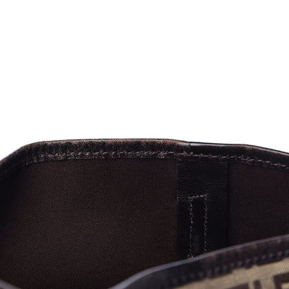 Fendi Zucchino Shopping Tote Mogano Panna Brown 13 of 14