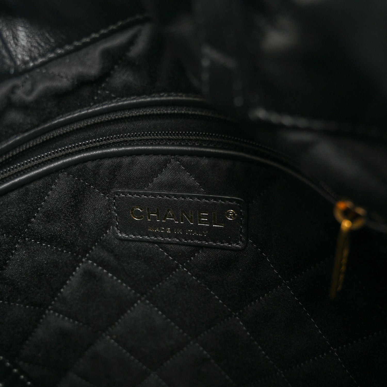 Chanel Shiny Calfskin Quilted Chanel 22 Backpack Black 6 of 10