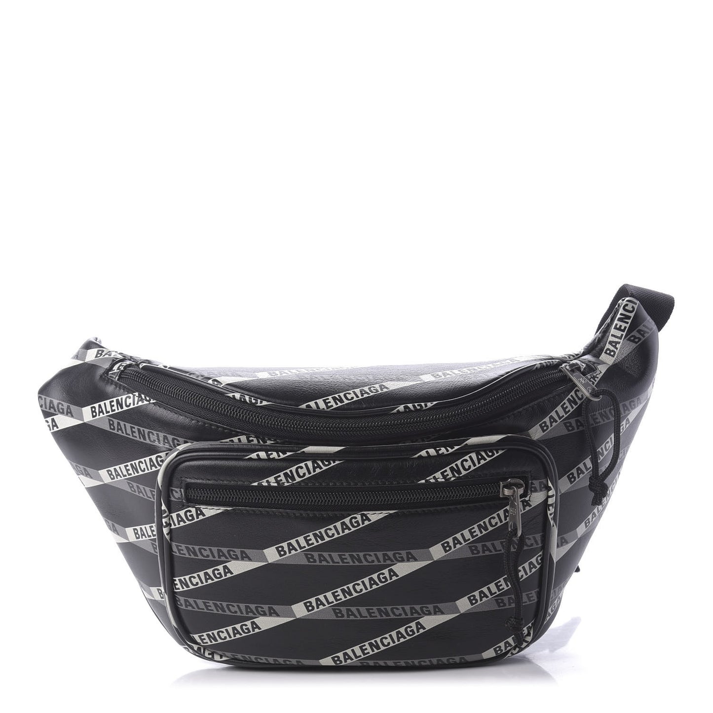 Smooth Calfskin Losange Monogram Explorer Belt Bag Black Grey