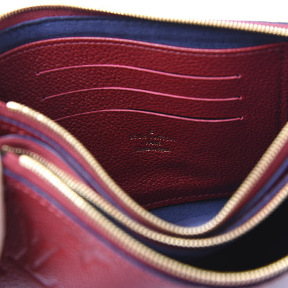 Louis Vuitton Empreinte Double Zip Pochette Cherry Berry 6 of 11