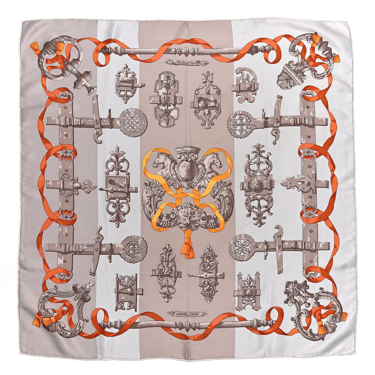 Hermes Silk Ferronnerie Scarf 70 1 of 6