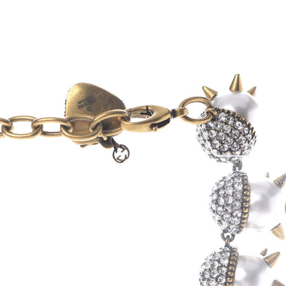 Gucci Spike Embellished Pearl Necklace 5 of 5