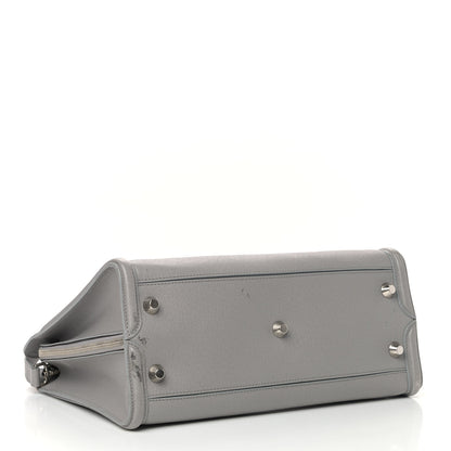 Alexander McQueen Saffiano Heroine Open Tote Grey Melange 3 of 14
