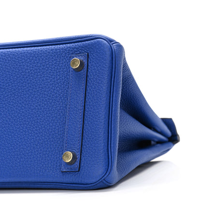 Hermes Togo Birkin 25 Bleu Royal 10 of 11