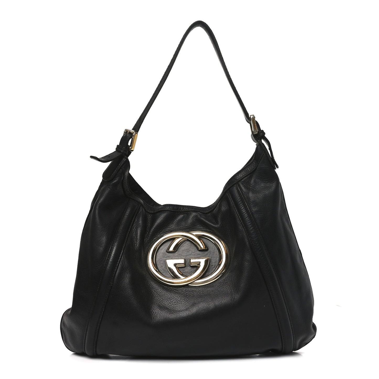 Calfskin Medium Britt Hobo Black