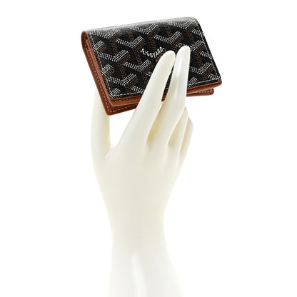 Goyard Goyardine Business Card Holder Black Gold 2 of 8