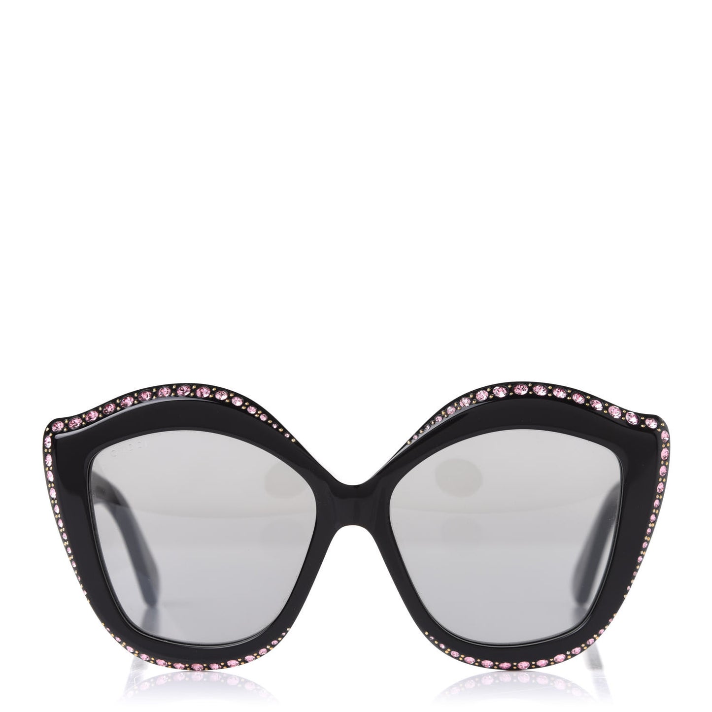 Crystal Cat Eye Sunglasses GG0118S Black
