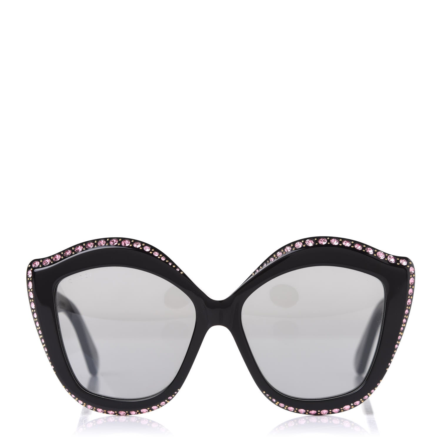 Gucci Crystal Cat Eye Sunglasses GG0118S Black 2 of 8
