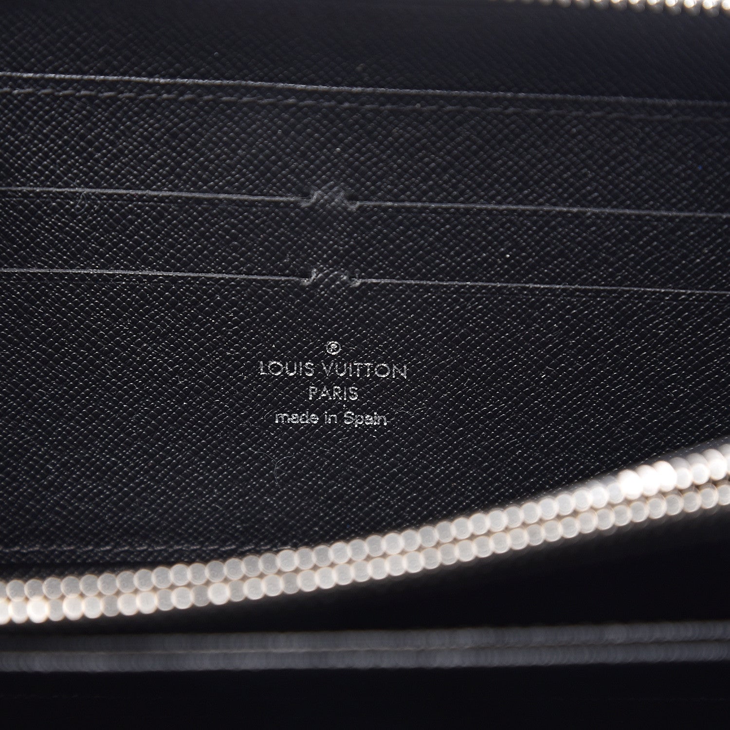 Louis Vuitton Epi Zippy Wallet Black 5 of 5