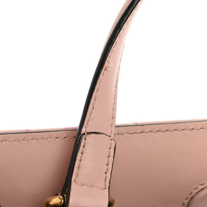 Gucci Calfskin Matelasse GucciGhost Small GG Marmont Tote Perfect Pink Rosa Ivory 12 of 15
