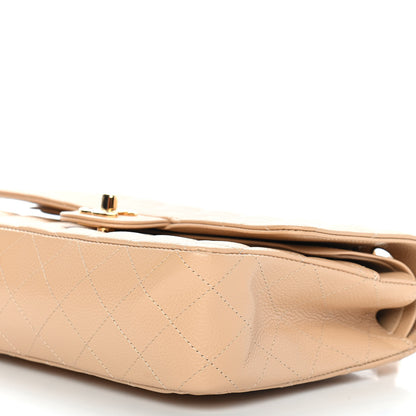 Chanel Caviar Quilted Medium Double Flap Beige Clair 9 of 9
