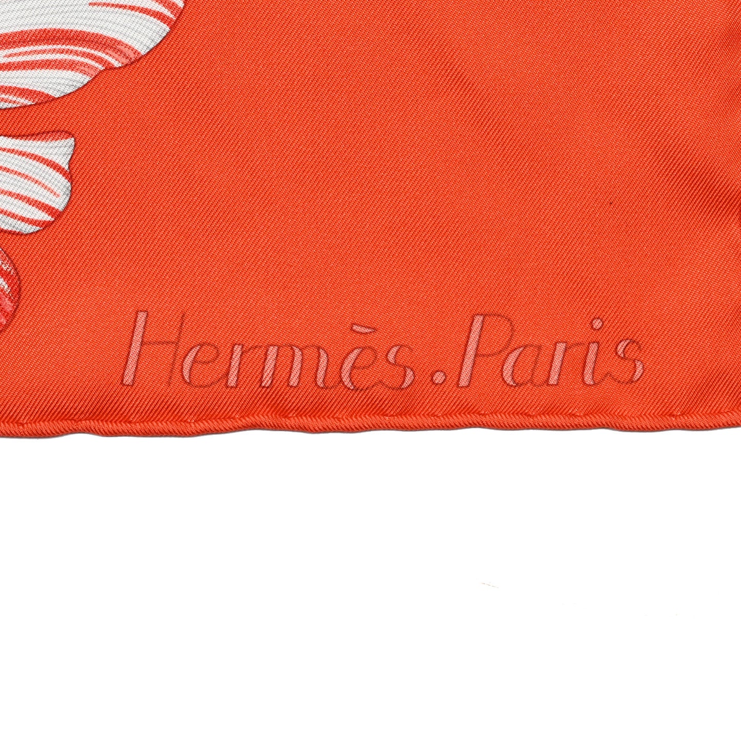 Silk Tulipomanie Scarf 90 Vermillon Rose Multicolor