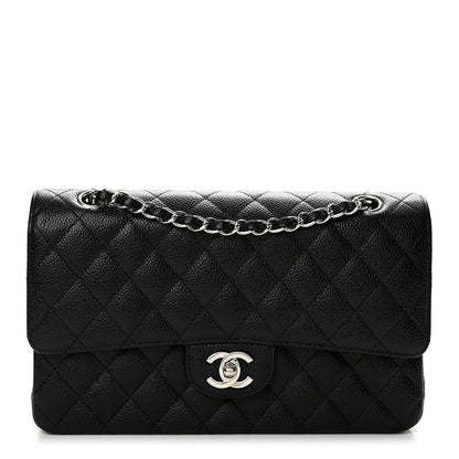 Chanel Caviar Quilted Medium Double Flap Black 1 of 13